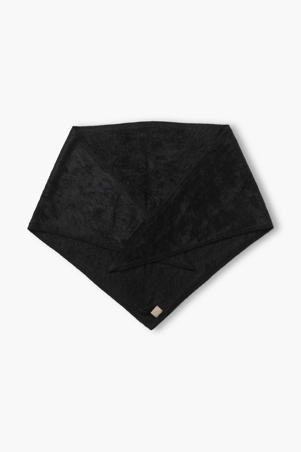 Kashmir triangle scarf, Black