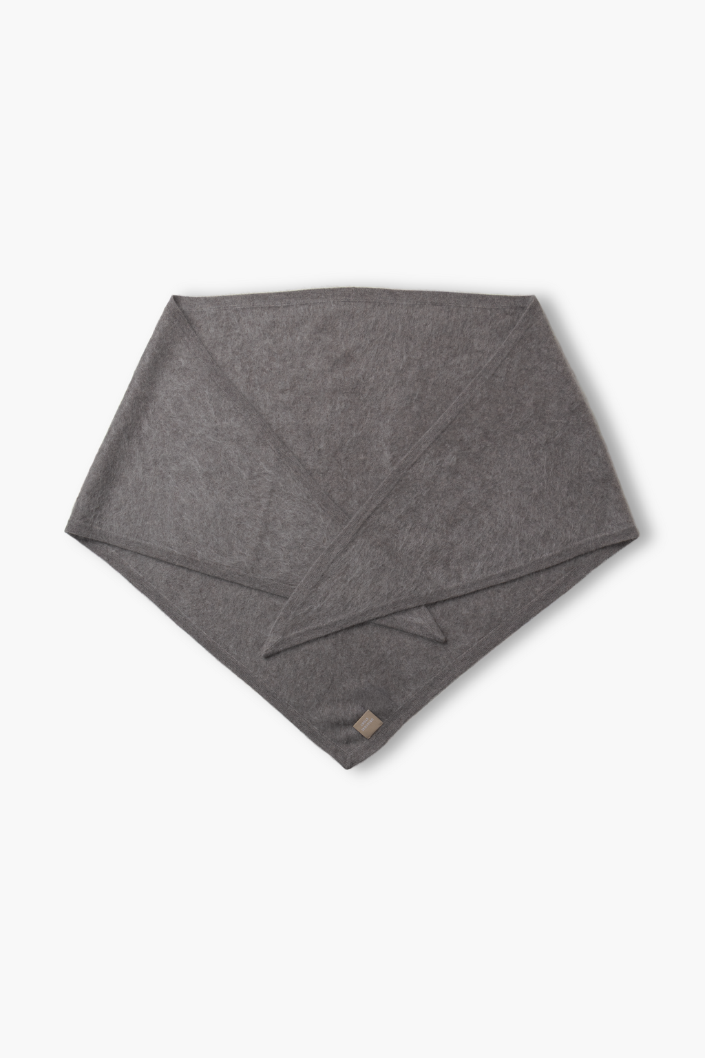 Kashmir triangle scarf, Nougat