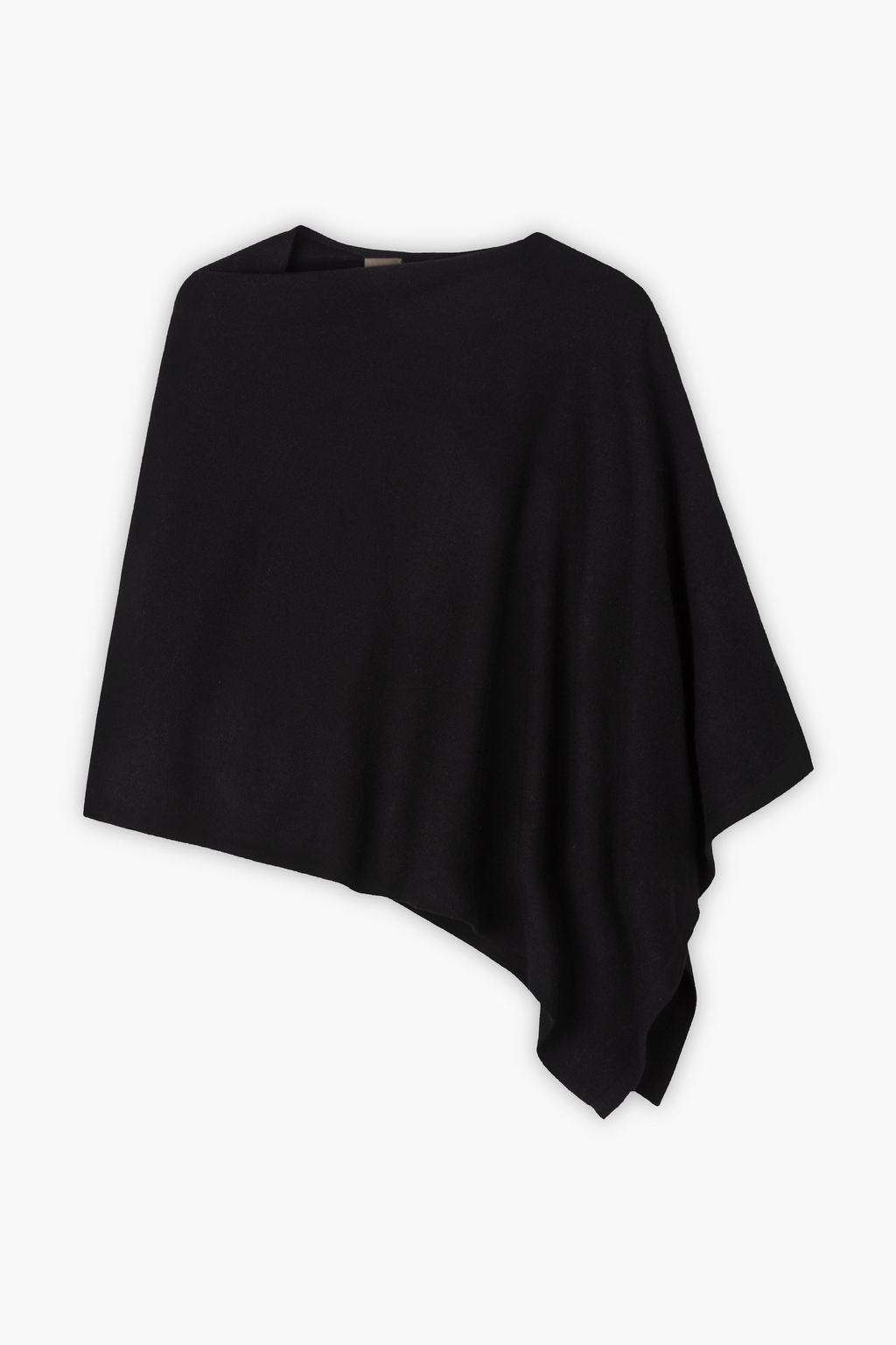 Kashmirponcho, black