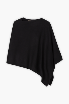 Kashmirponcho, black