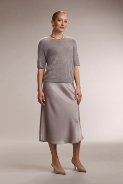 Midi skirt, nougat