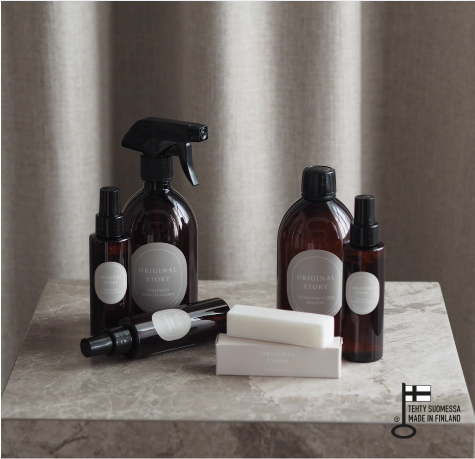 Suomessa valmistetut tekstiilien hoitotuotteet